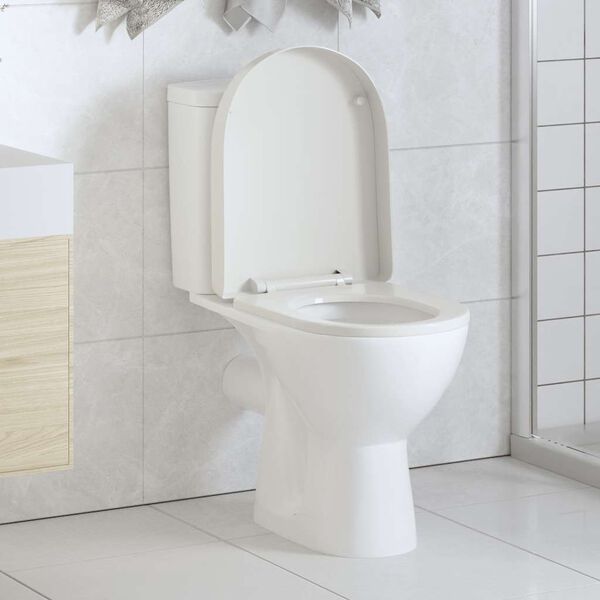 White Soft-close Toilet Seat Square