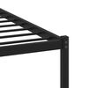 vidaXL Metal Bed Frame without Mattress Sonoma Oak 120x190 cm Small Double