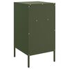 vidaXL Bedside Cabinets 2 pcs Olive Green 36x39x68 cm Steel