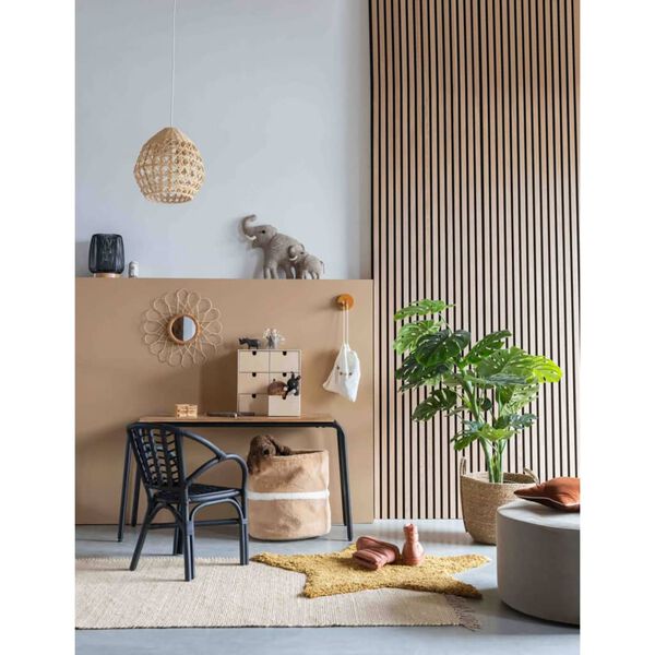 KidsDepot Table Original Mango Wood Black