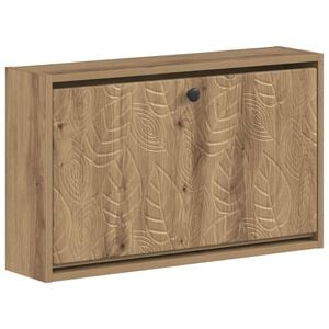 vidaXL Wall-Mounted Shoe Cabinet DELFT 71 x 17 x 43 cm Engineered Wood