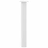 vidaXL Console Table Legs 4 pcs White 72 cm Steel