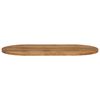 vidaXL Table Top 120x60x3.8 cm Oval Solid Wood Mango