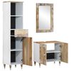 vidaXL 3 Piece Bathroom Furniture Set Solid Wood Mango