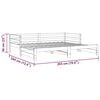 vidaXL Pull-out Day Bed without Mattress 2x(90x200)cm