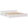 vidaXL Bed Frame without Mattress White 160x200 cm Solid Wood Pine