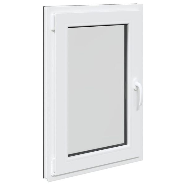 vidaXL Basement Window "RISOR" 60x100 cm Tilt&Turn DIN Left Anthracite
