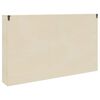 vidaXL Wall Display Case Beige 60 x 8.5 x 37 cm Engineered Wood