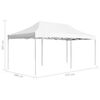 vidaXL Professional Folding Party Tent Aluminium 6x3 m White