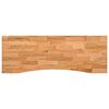 vidaXL Desk Top Light Brown 140x60x2.5 cm Solid Wood Oak Rectangular