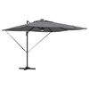 vidaXL Roma Parasol Anthracite 286 x 284 x 270 cm