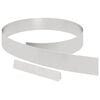 vidaXL Lawn Edging 450 x 10 cm Stainless Steel Silver