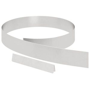 vidaXL Lawn Edging 450 x 10 cm Stainless Steel Silver