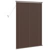 vidaXL Venetian Blind Manual Dark Brown with Pattern 150 x 70 cm PVC