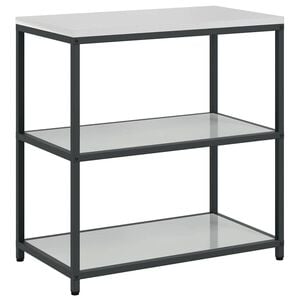 vidaXL Kitchen Shelving Unit HATTEM Silver 90 x 50 x 92 cm Steel