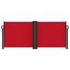 vidaXL Retractable Side Awning Red 100x600 cm