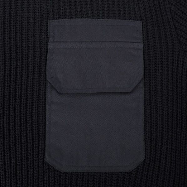 vidaXL Men's Work Pullover Black Size M