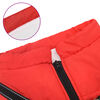 vidaXL Dog Coat with Harness Red L52 Fleece and Polyester
