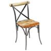 vidaXL Dining Chairs 4 pcs Solid Reclaimed Wood