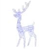 vidaXL Reindeer Christmas Decoration | Blue | Acrylic | Large