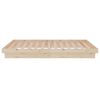 vidaXL Bed Frame without Mattress Solid Wood Single
