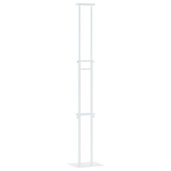 vidaXL Trade Show Displays White 30 x 23.5 x 210 cm Steel