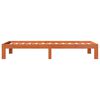 vidaXL Bed Frame without Mattress Wax Brown 100x200 cm Solid Wood Pine