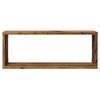 vidaXL Wall Cube Shelves 6 pcs Old Wood 60x15x23 cm Engineered Wood