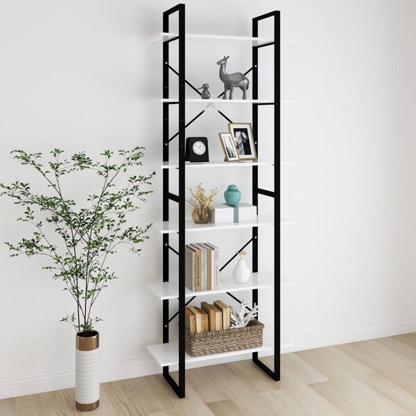 vidaXL High Cabinet White 80x30x210 cm Engineered Wood