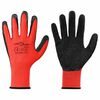 vidaXL Work Gloves 24 pcs Red and Black 10 / XL Latex Coating