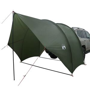 vidaXL Tailgate Awning Water-resistant 405 x 280 x 220 cm Army Green