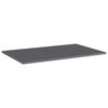 vidaXL Bookshelf Boards 4 pcs High Gloss Grey 80x50x1.5 cm Engineered Wood