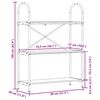 vidaXL Bookshelf Old Wood 80 x 30 x 109 cm Engineered wood