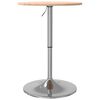 vidaXL Bar Table &Oslash;50x89.5 cm Solid Wood Oak