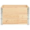 vidaXL Pallet Collars 3 pcs 100x100 cm Solid Pine Wood