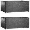 vidaXL Garden Furniture Covers 2 pcs 8 Eyelets 180x122x75 cm Rectangular