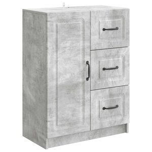 vidaXL Sideboard Concrete Grey 66 x 34.5 x 87 cm Engineered Wood