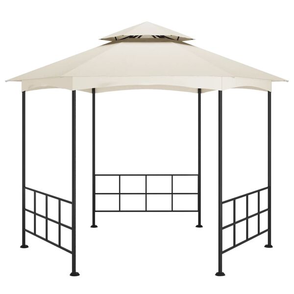 vidaXL Gazebo with Sidewalls 3.1x2.7 m Cream