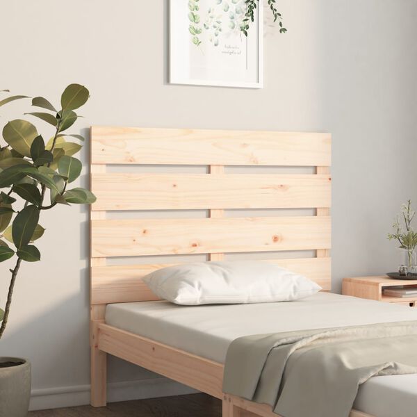vidaXL Headboard 75x3x80 cm Solid Wood Pine