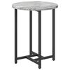 vidaXL Side Table Set 2 pcs Grey Sonoma and Black