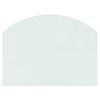 vidaXL Fireplace Glass Plate 80x60 cm