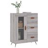 vidaXL Sideboard Grey Sonoma 69.5x34x90 cm Engineered Wood