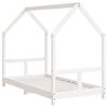 vidaXL Kids Bed Frame White 80x160 cm Solid Wood Pine