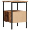 vidaXL Bedside Cabinet Old Wood 34x36x50 cm Engineered Wood