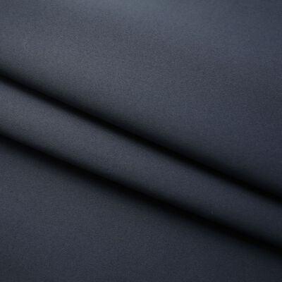 vidaXL Blackout Curtains with Hooks 2 pcs Anthracite 140x175 cm