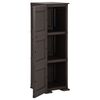 vidaXL Plastic Cabinet 40x43x125 cm Wood Design Brown