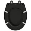 vidaXL Quick Release Toilet suitable for Seat Black