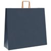 vidaXL Paper Bags 250 pcs with Handles Blue 54x15x49 cm