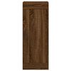 vidaXL Highboard Brown Oak 34.5x34x180 cm Engineered Wood