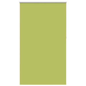 vidaXL Roller Blind Blackout Leaves Green 130x230 cm Fabric Width 126.6 cm Polyester